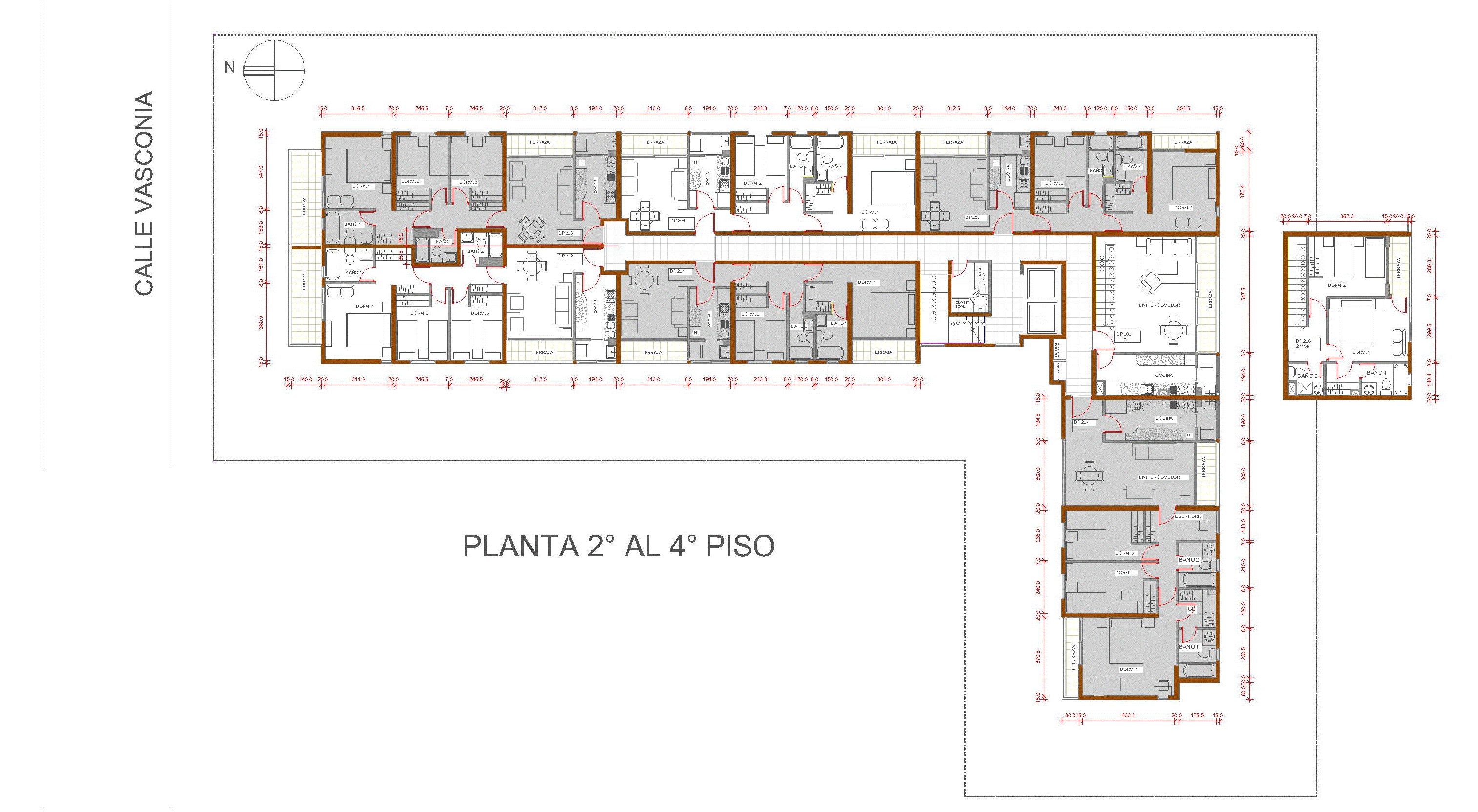 planta piso tipo