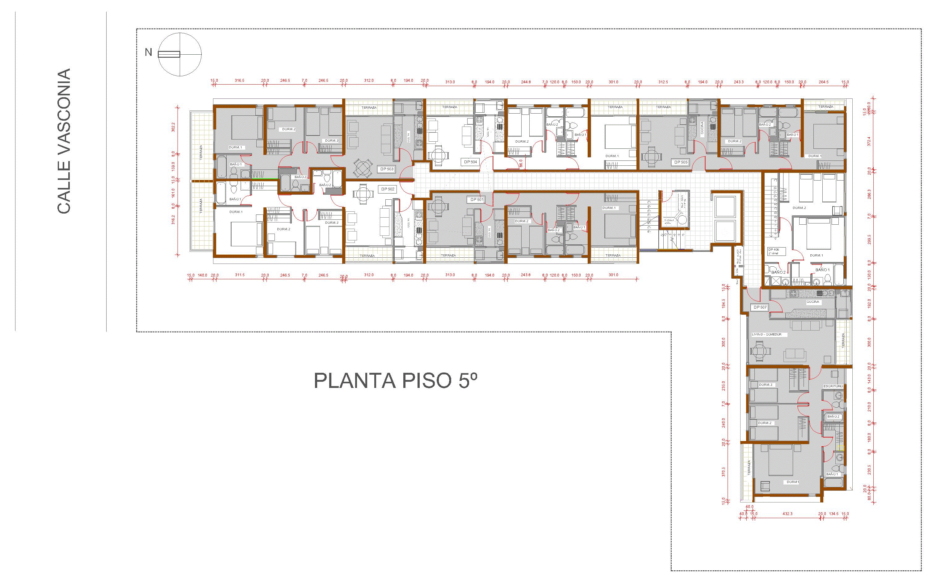 planta piso tipo