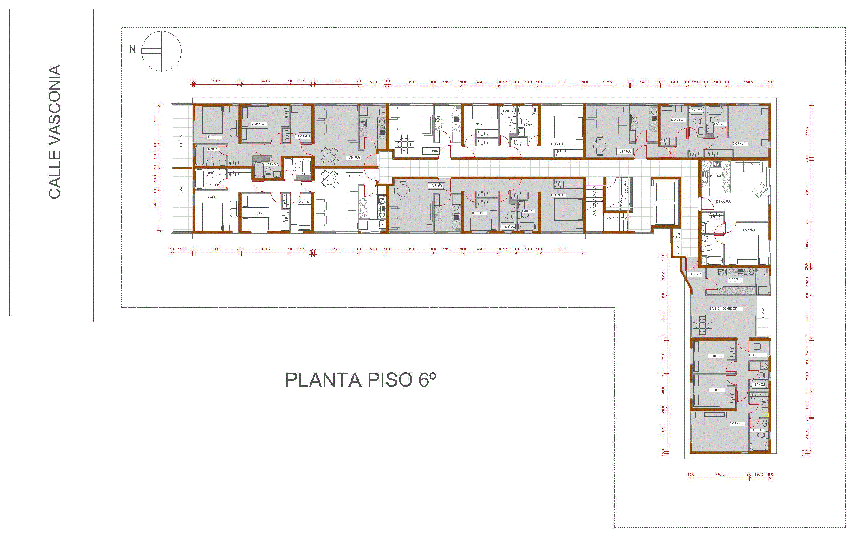 planta piso tipo